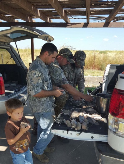 American Brittany Hunting Trip West Texas Dove Frosty Meadows Kennel